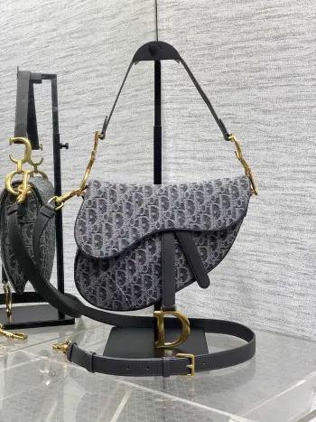 Saddle Charcoal Denim Collection Replica Dior womens bags