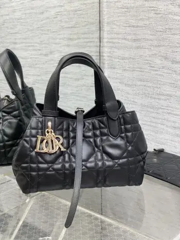 Small black Toujours handbag Replica Dior womens bags