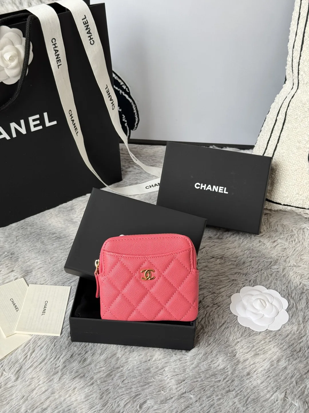 Chanel AP2061 Cowhide Fragrant Granny Wallet
