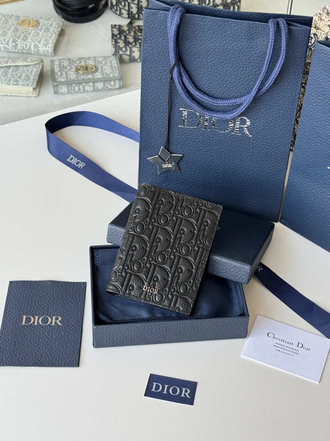Dior H016-H020 Passport Holder Wallet