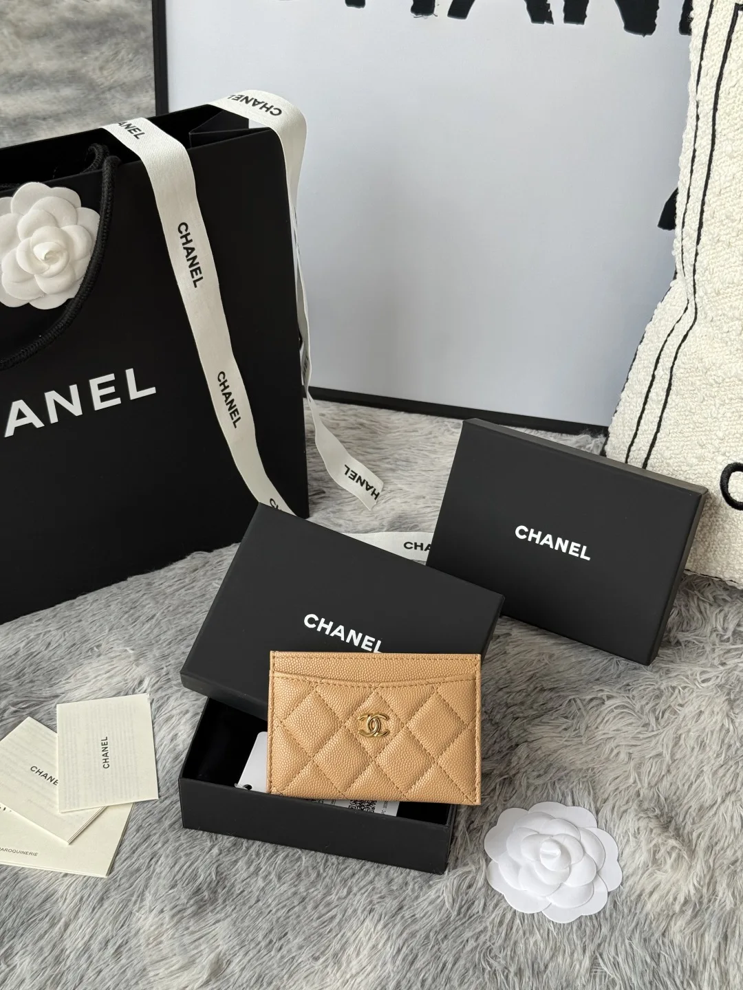 Chanel AP0213 CF Card Holder, Chip-Style Card Case