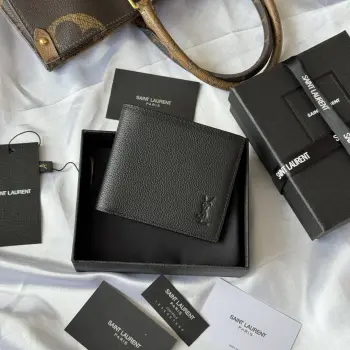 607727 2025 Fall Winter New Monogram Bifold Wallet Cardholder Replica SAINT LAURENT wallets