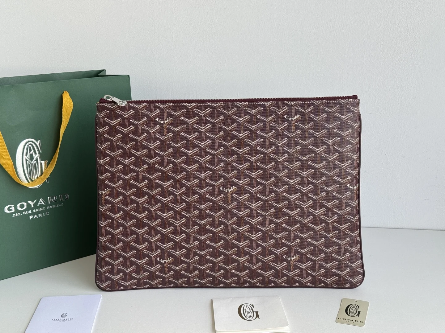 Goyard 1061 MGM Clutch Document Holder Goyard 1061 MGM Clutch Document Holder