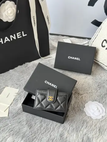 AP0342 Tweed Card Holder Replica Chanel wallets