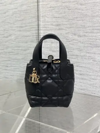 Black Toujours Vertical Mini Handbag Replica Dior womens bags