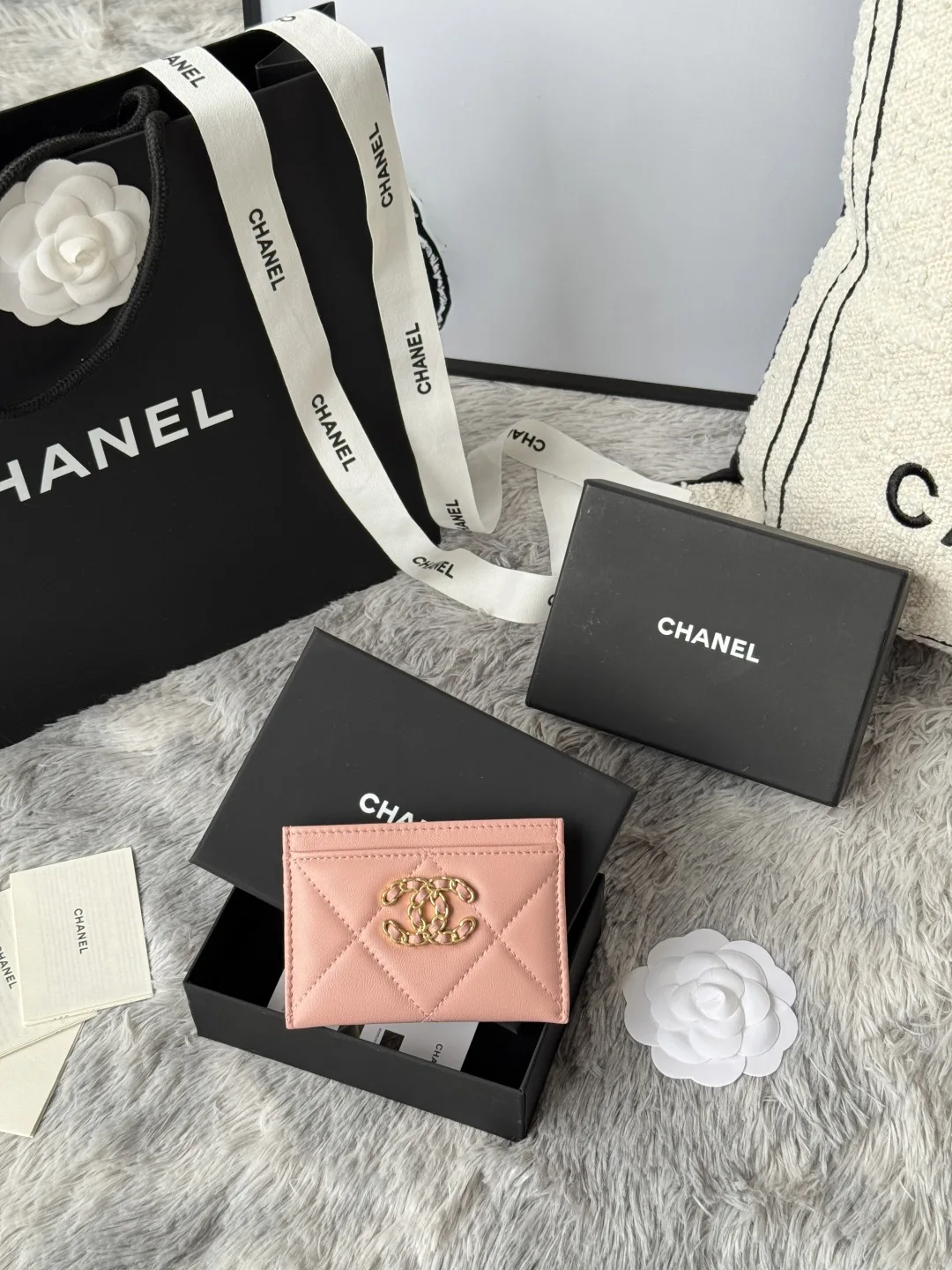 Chanel AP1167 Embroidered Argyle Cardholder Chanel AP1167 Embroidered Argyle Cardholder