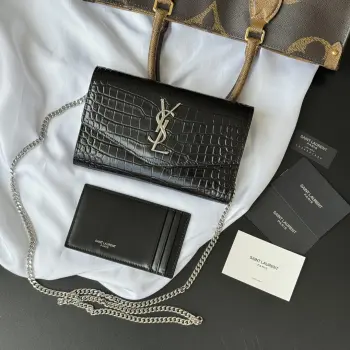 607788 Uptown Mini Envelope Bag Clutch Replica SAINT LAURENT wallets