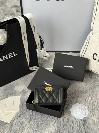 A80602 BOY Diamond Quilted Coin Purse Replica Chanel wallets