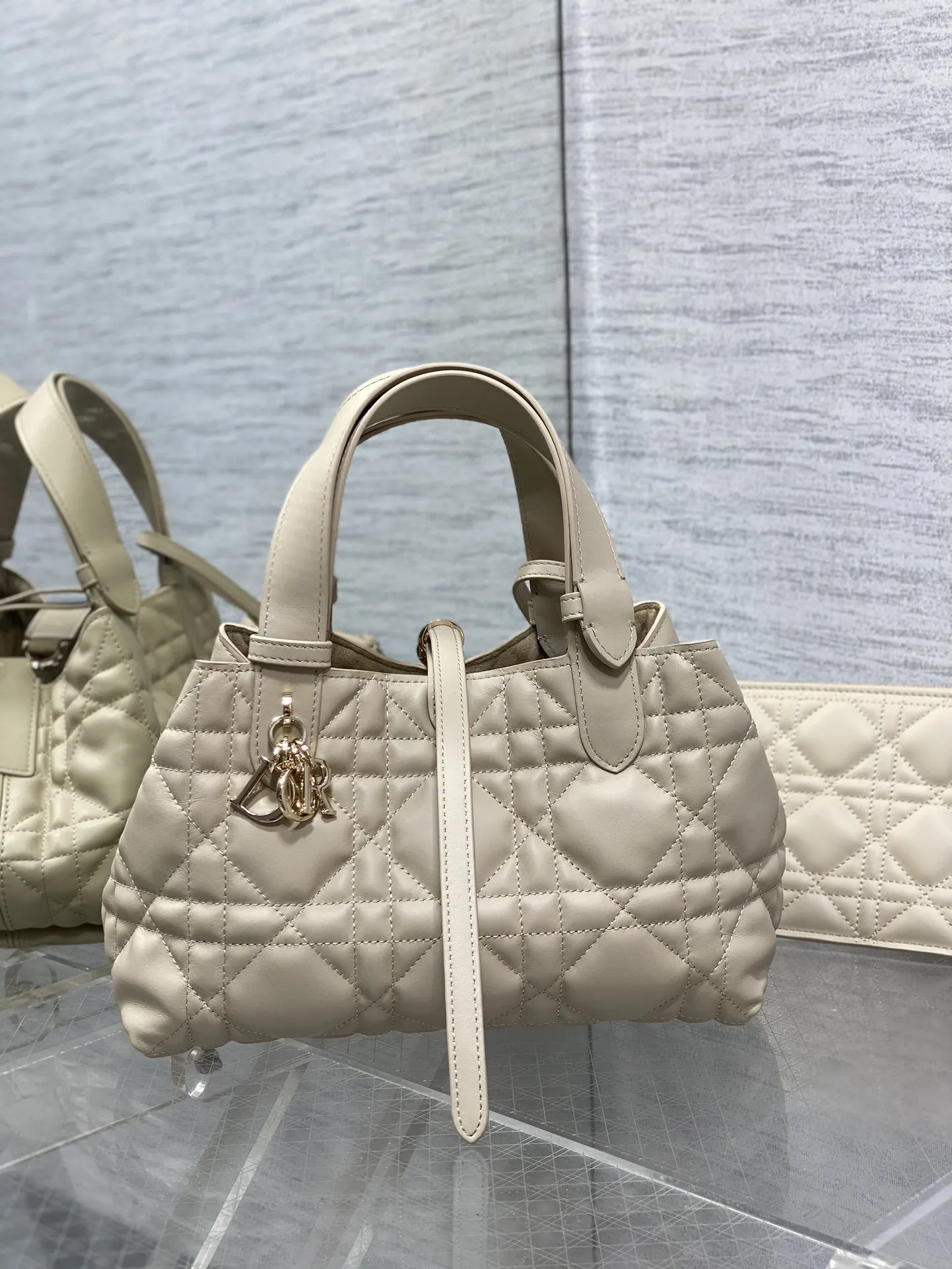 Dior Light Apricot Toujours Small Handbag