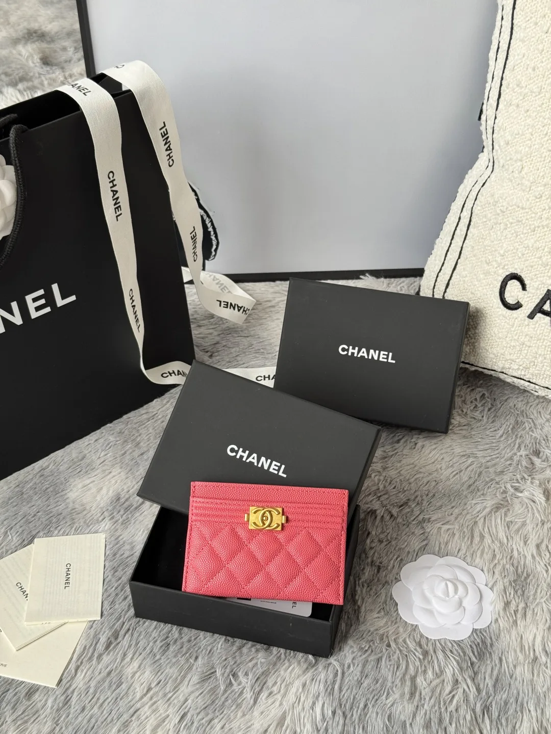 Chanel 84431 New Le Boy Cardholder Chanel 84431 New Le Boy Cardholder
