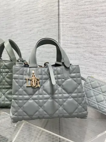 Rock Grey Toujours Medium Handbag Replica Dior womens bags