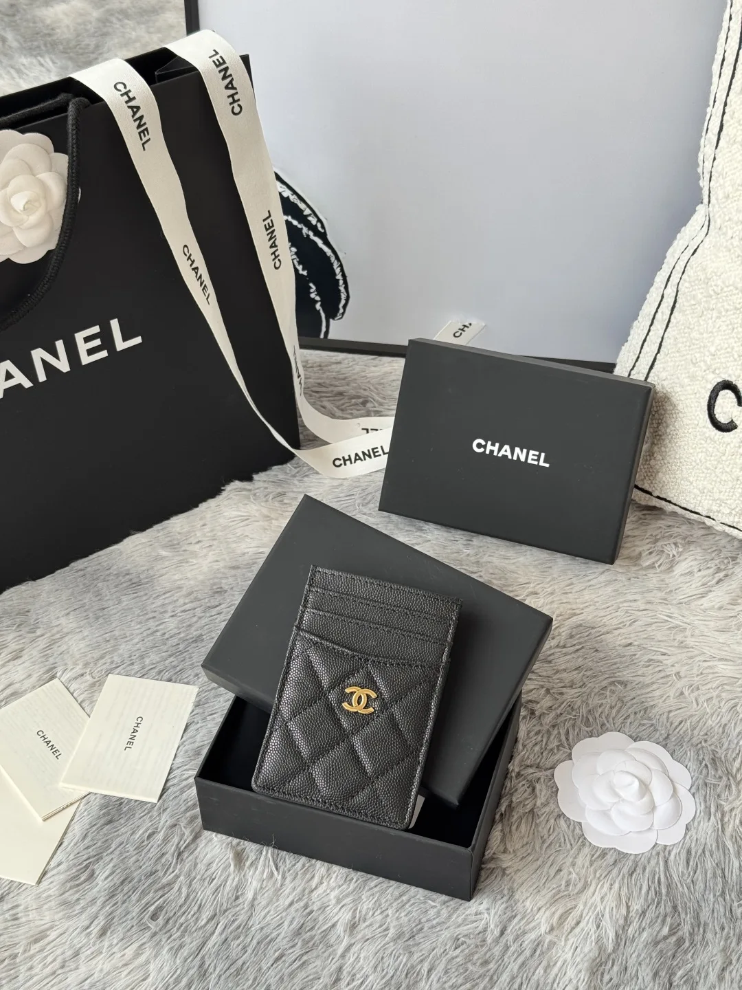Chanel AP0223 Ultra Mini Lambskin Card Holder
