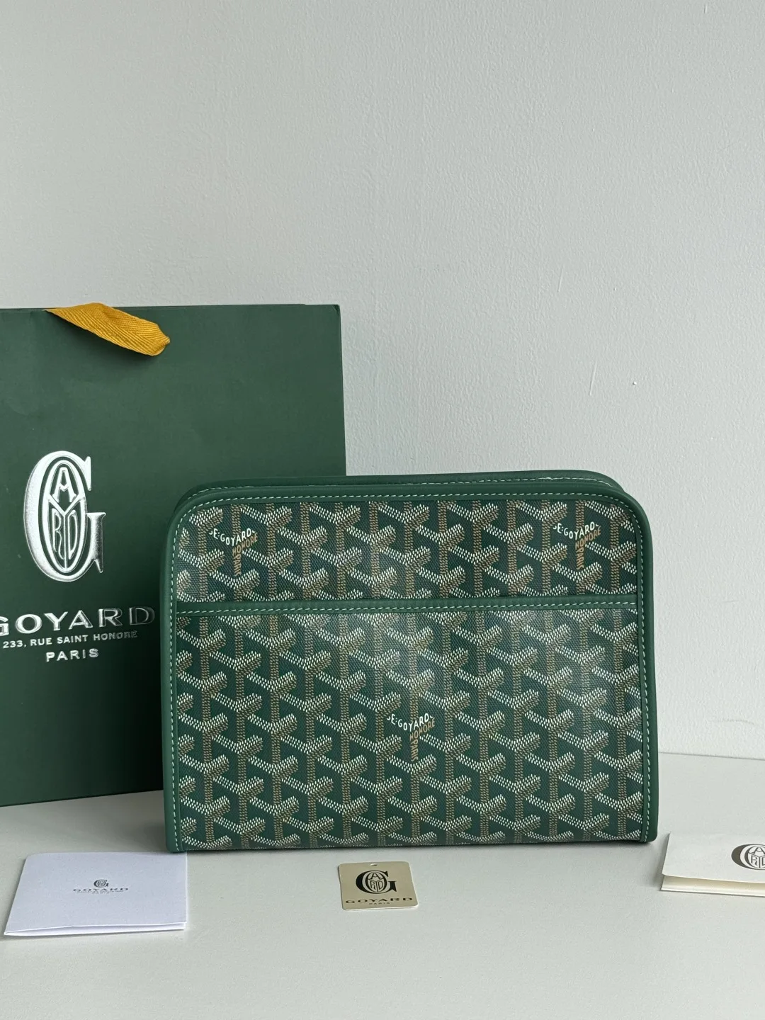 Goyard 020802 Jouvence Toiletry Bag Clutch Goyard 020802 Jouvence Toiletry Bag Clutch