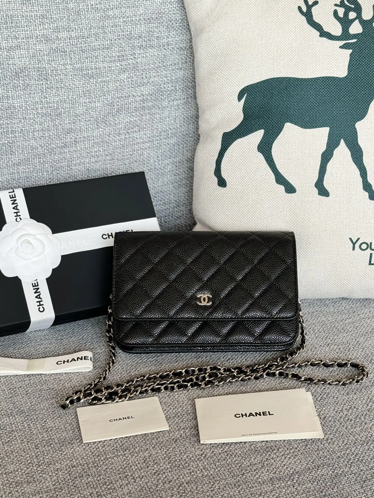 Chanel AP0250 textured crossbody bag