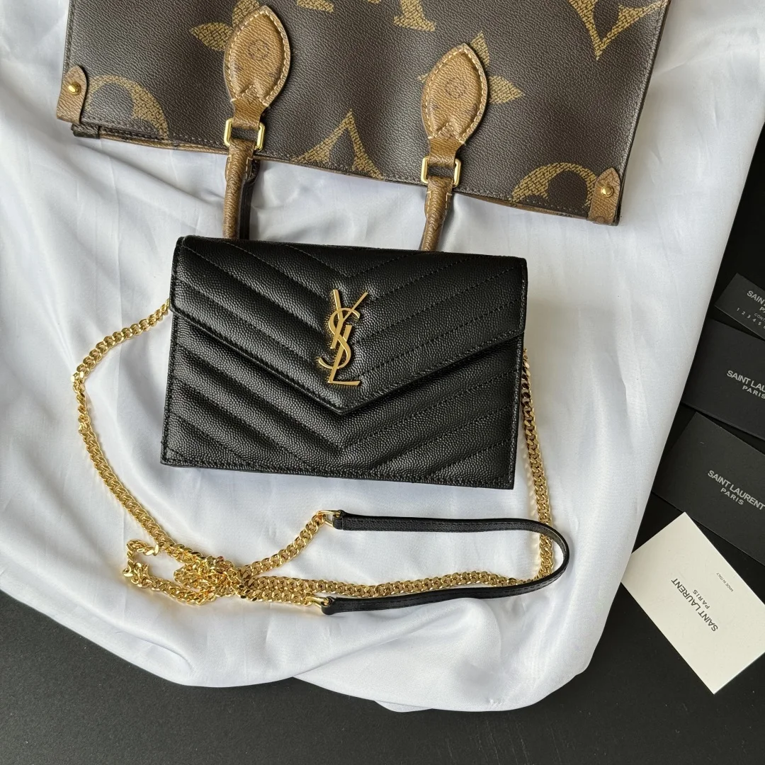 SAINT LAURENT 393953 WOC Small Envelope Bag SAINT LAURENT 393953 WOC Small Envelope Bag