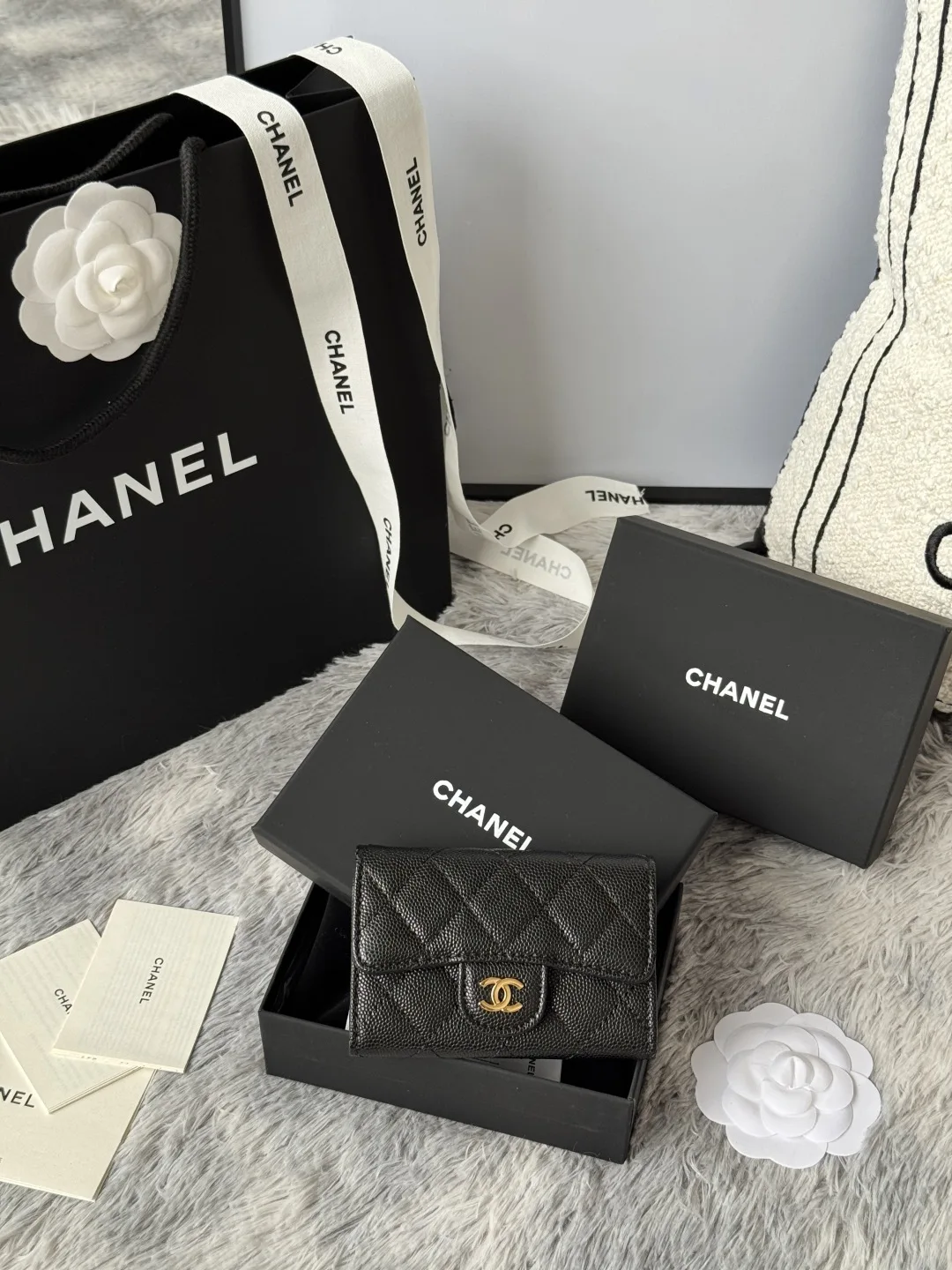 Chanel AP0214 Ball, Caviar, Large Ball Grain, CF Card Holder Chanel AP0214 Ball, Caviar, Large Ball Grain, CF Card Holder