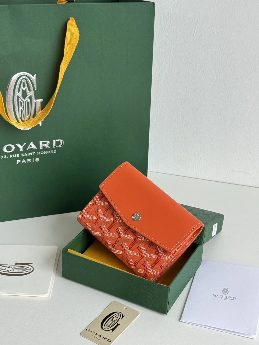 Goyard 3319 Saint-Gabriel Envelope Trifold Wallet