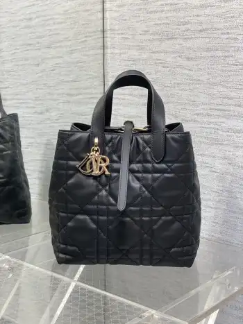 Black Toujours Vertical Medium Handbag Replica Dior womens bags