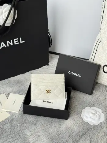 AP4472 2025 calfskin card holder Replica Chanel wallets