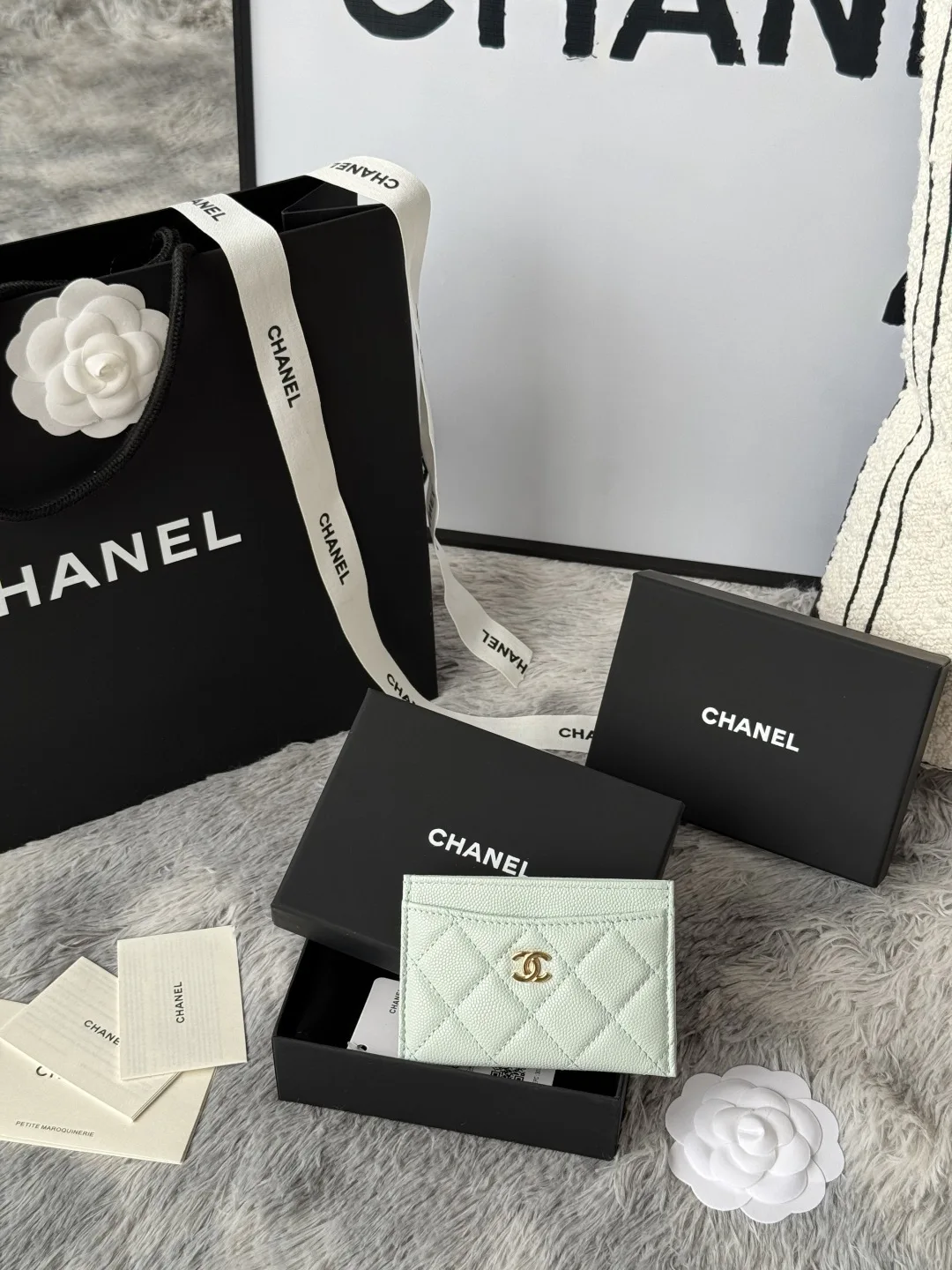 Chanel AP0213 CF Card Holder, Chip-Style Card Case