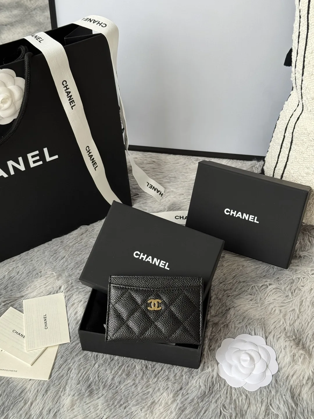 Chanel AP0213 CF Card Holder, Chip-Style Card Case