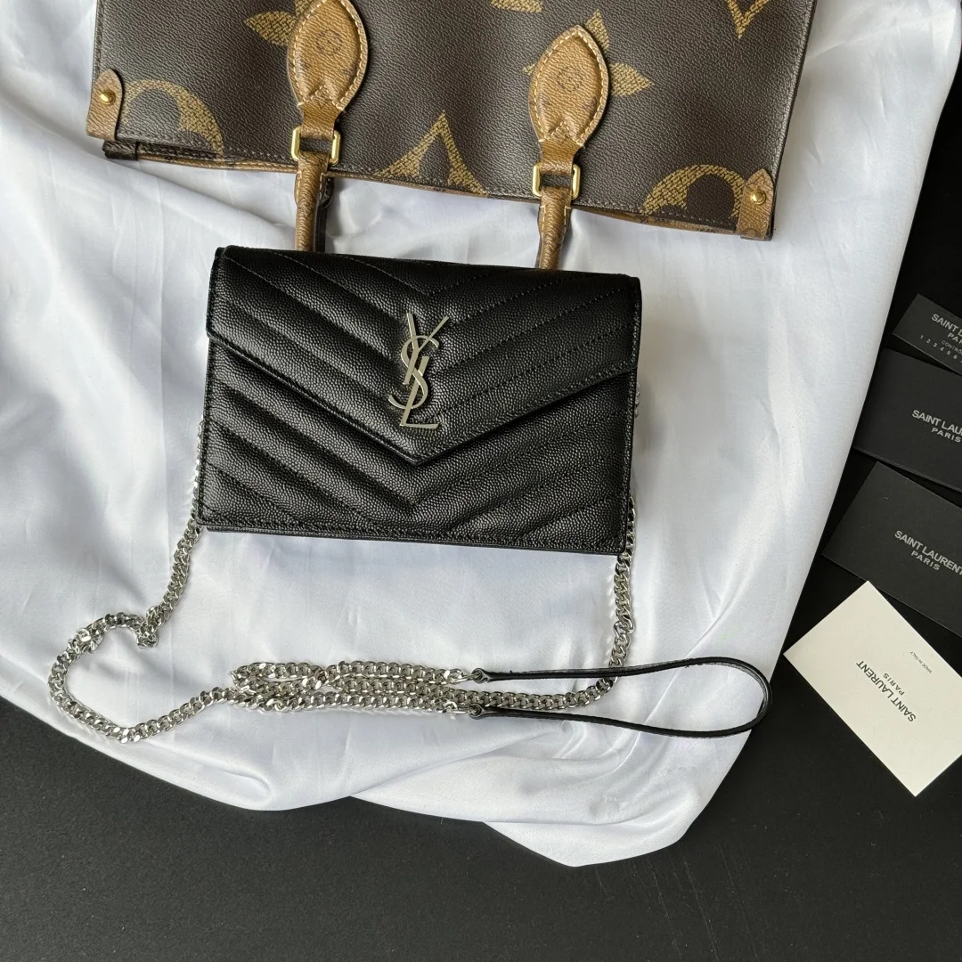 SAINT LAURENT 393953 WOC Small Envelope Bag SAINT LAURENT 393953 WOC Small Envelope Bag