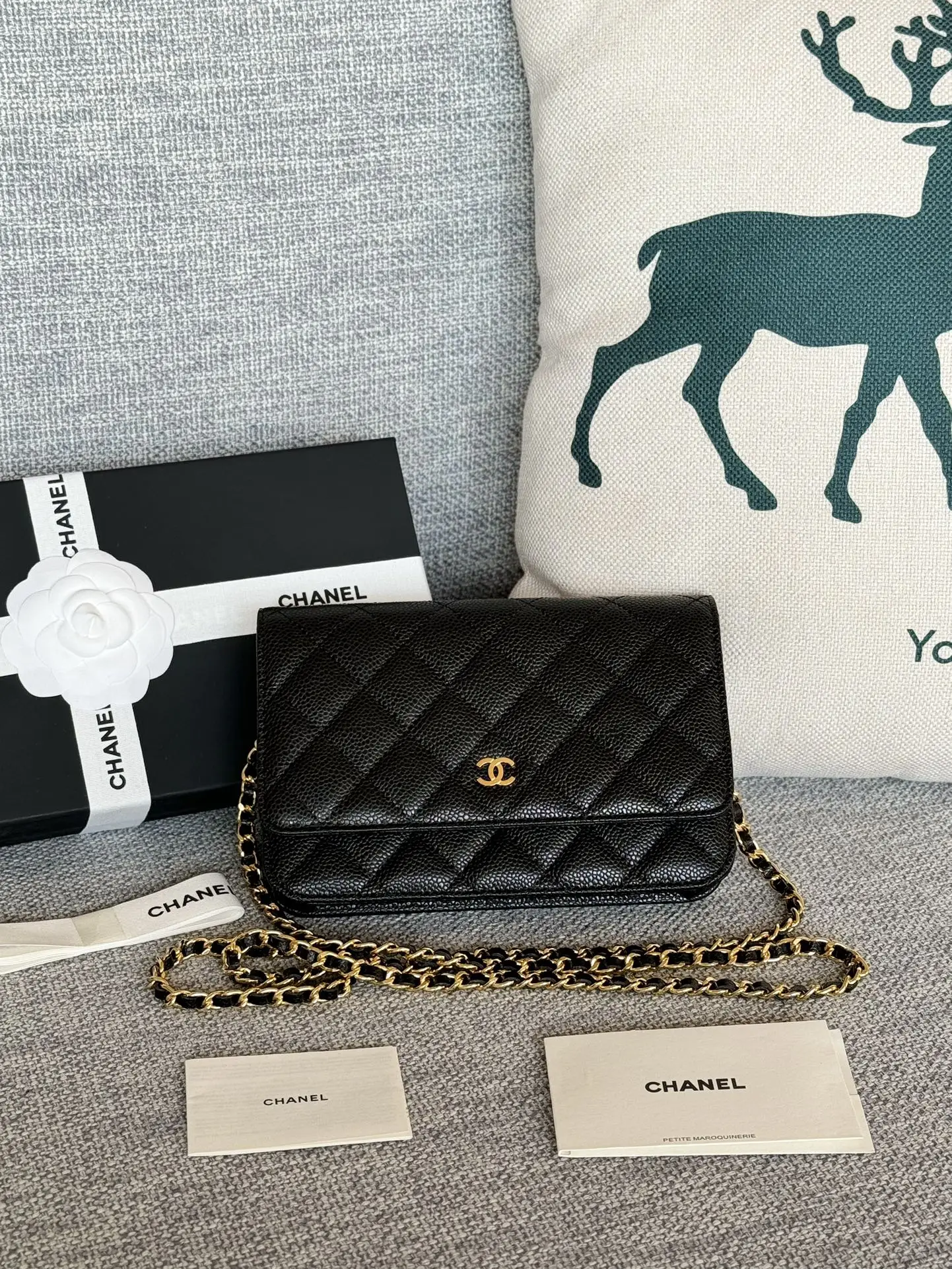 Chanel AP0250 textured crossbody bag