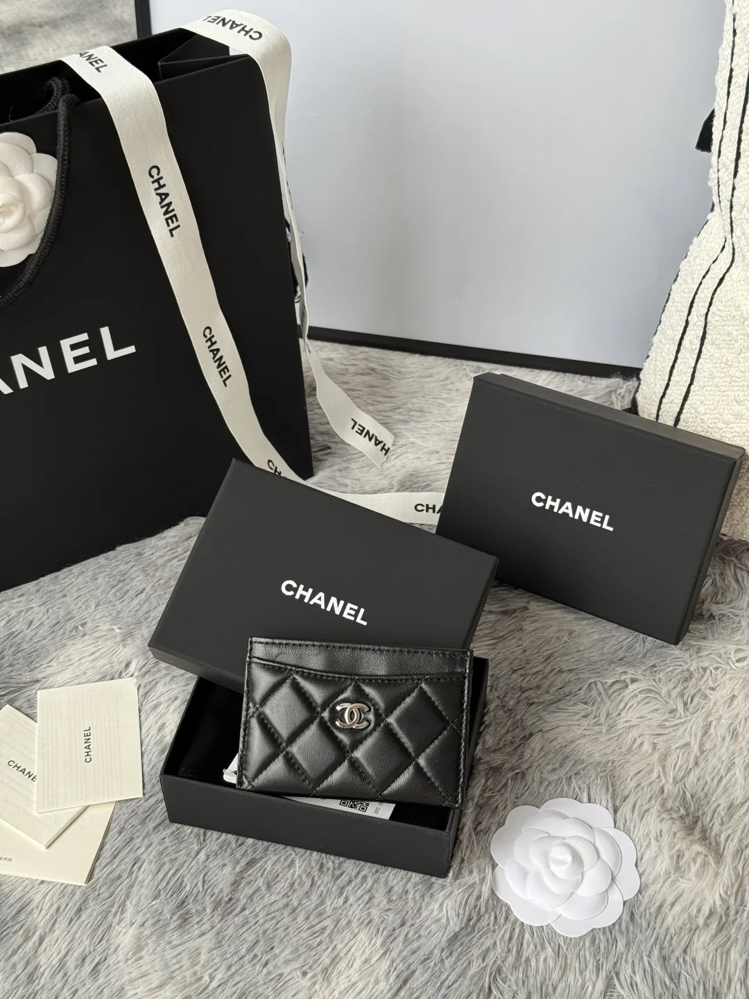 Chanel AP0213 CF Card Holder, Chip-Style Card Case