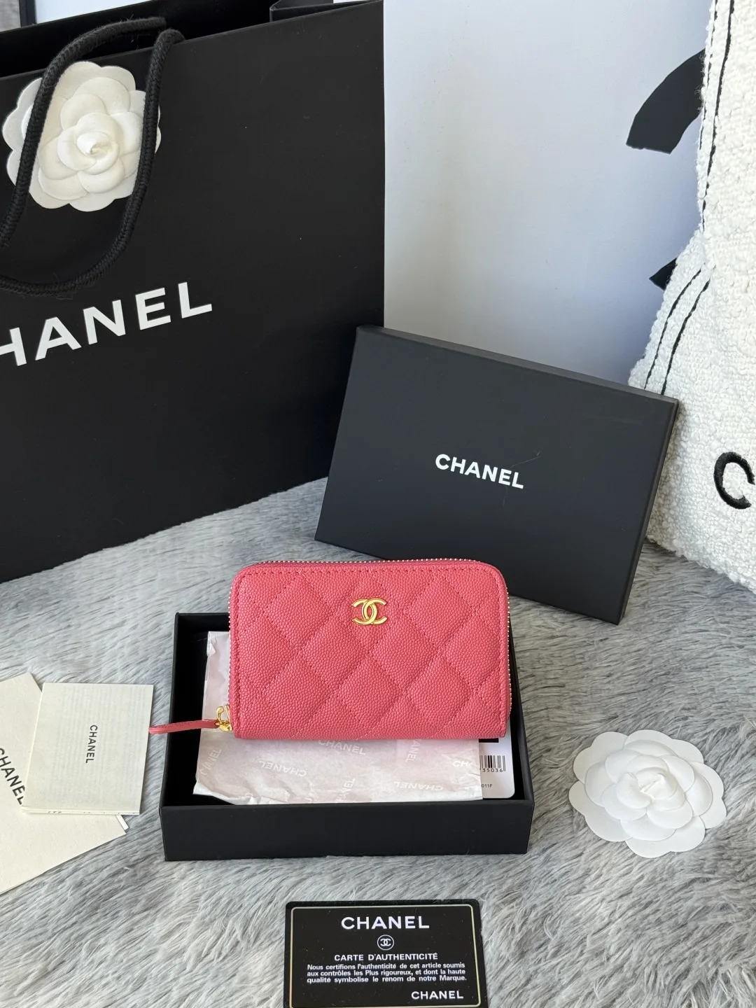 Chanel 3686 Medium Oversized Zipper Pouch