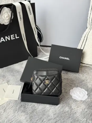 AP2061 Calfskin Chanel Coin Purse Replica Chanel wallets