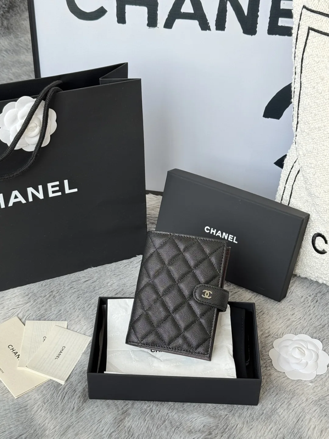 Chanel AP3196 Passport Holder Multifunctional Passport Wallet
