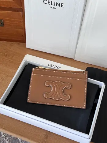 10K583 Zip Card Case Replica Celine wallets