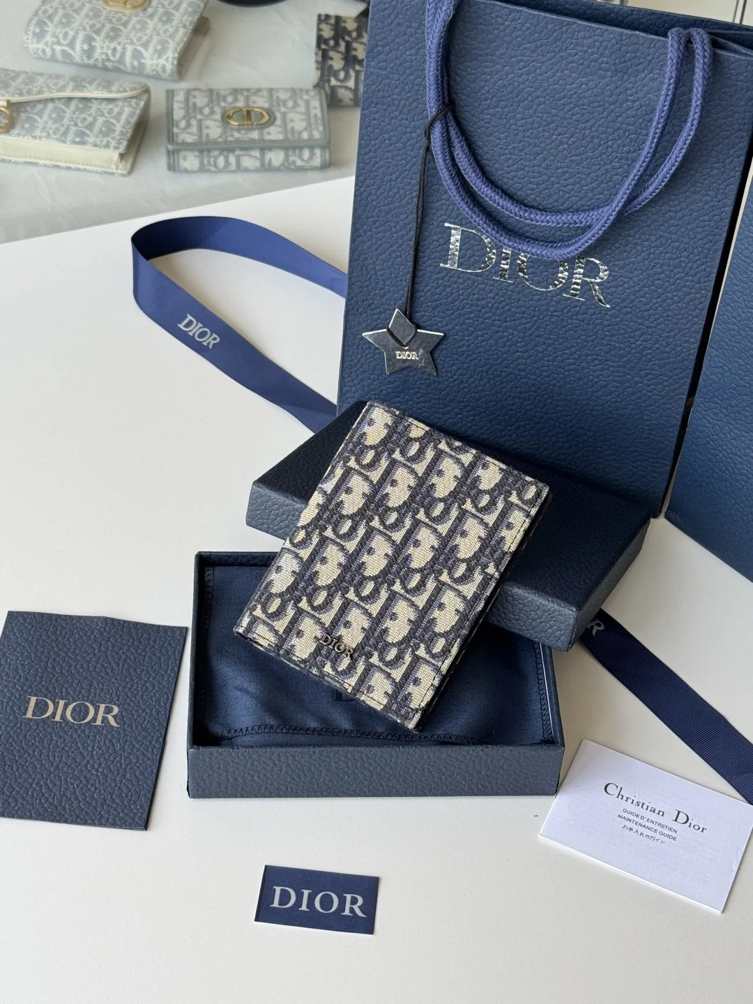 Dior H016-H020 Passport holder wallet