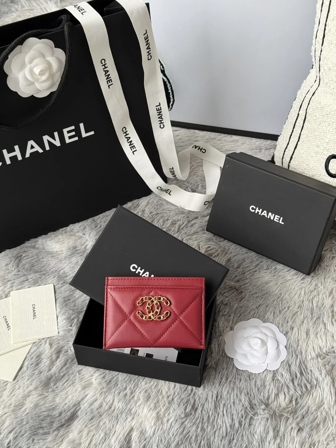 Chanel AP1167 Embroidered Argyle Cardholder Chanel AP1167 Embroidered Argyle Cardholder