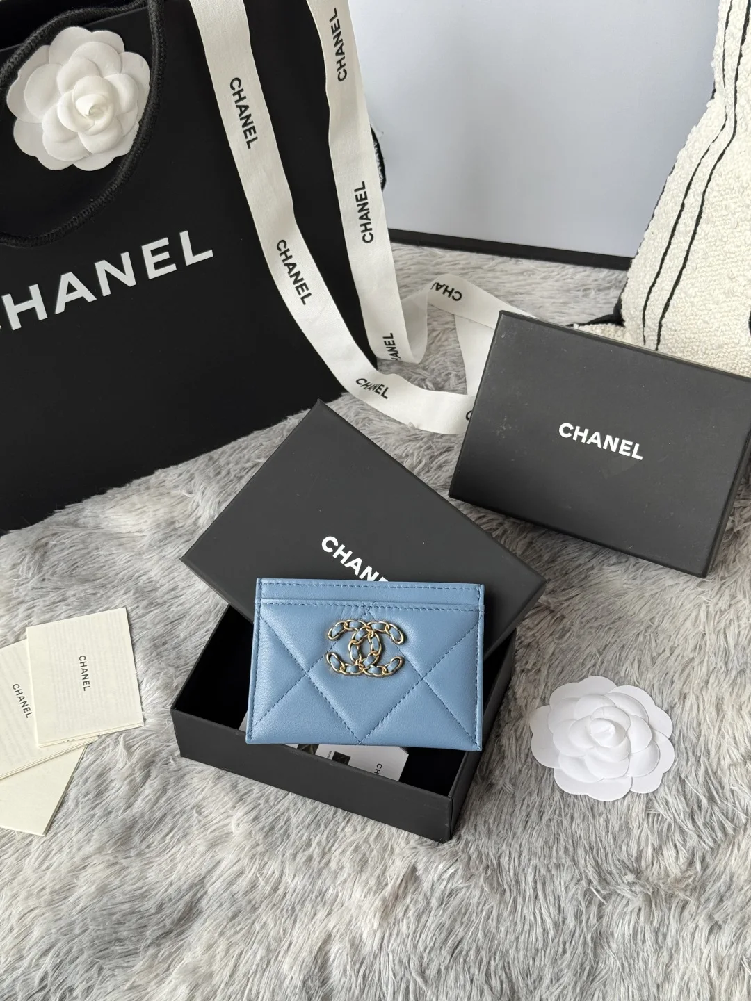 Chanel AP1167 Embroidered Argyle Cardholder Chanel AP1167 Embroidered Argyle Cardholder