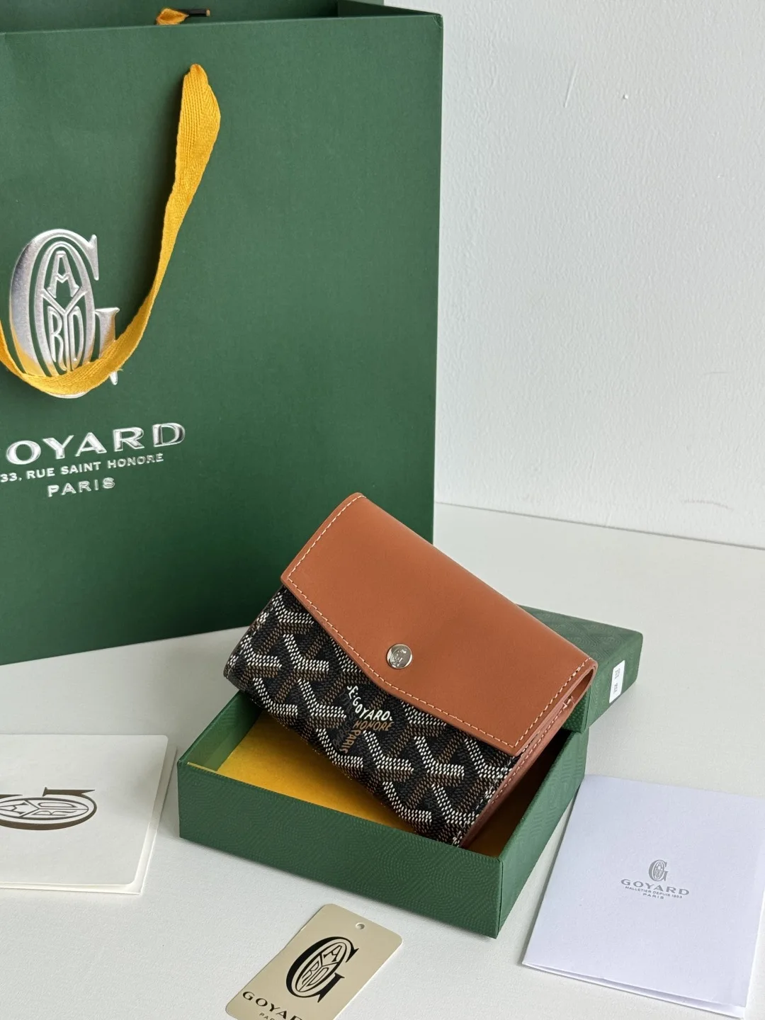 Goyard 3319 Saint-Gabriel Envelope Trifold Wallet