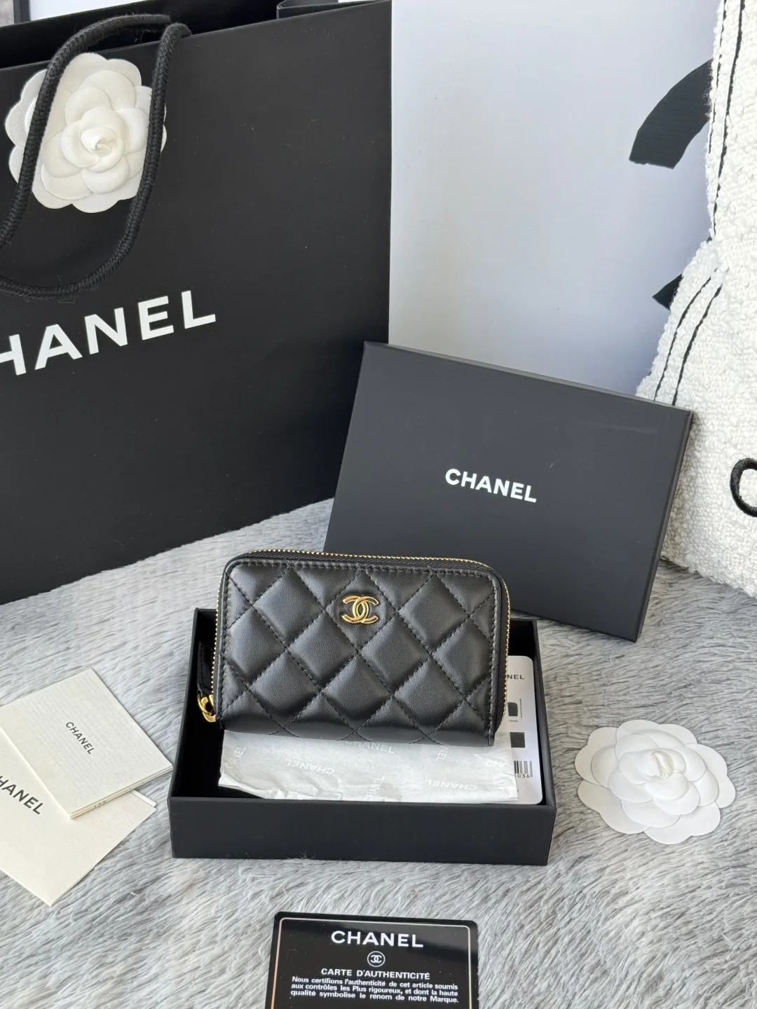 Chanel 3686 Medium Oversized Zipper Pouch