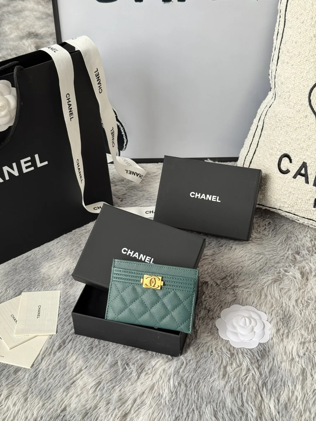 Chanel 84431 New Le Boy Cardholder Chanel 84431 New Le Boy Cardholder