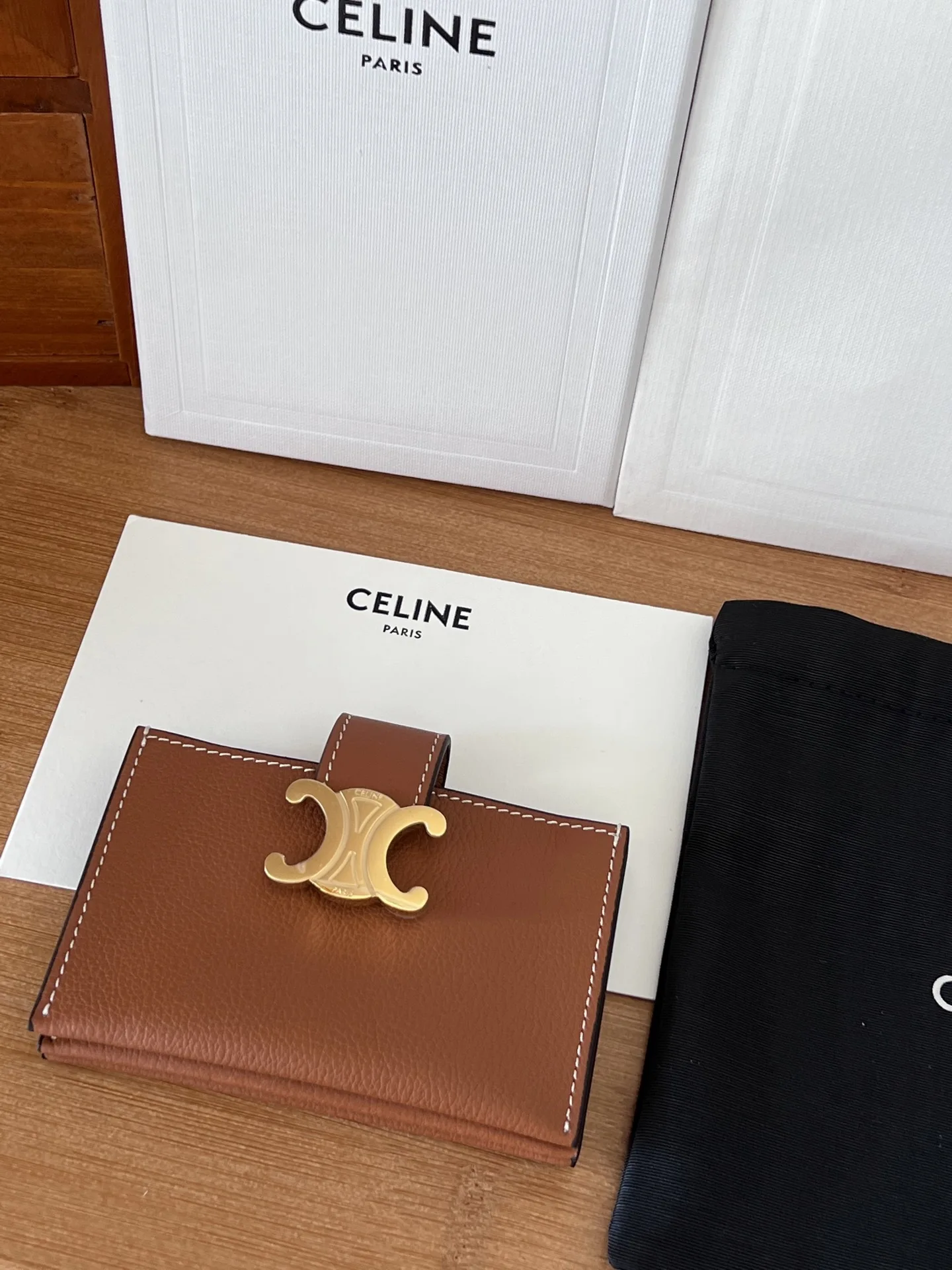Celine 10N843 ACCORDEON Cardholder Wallet