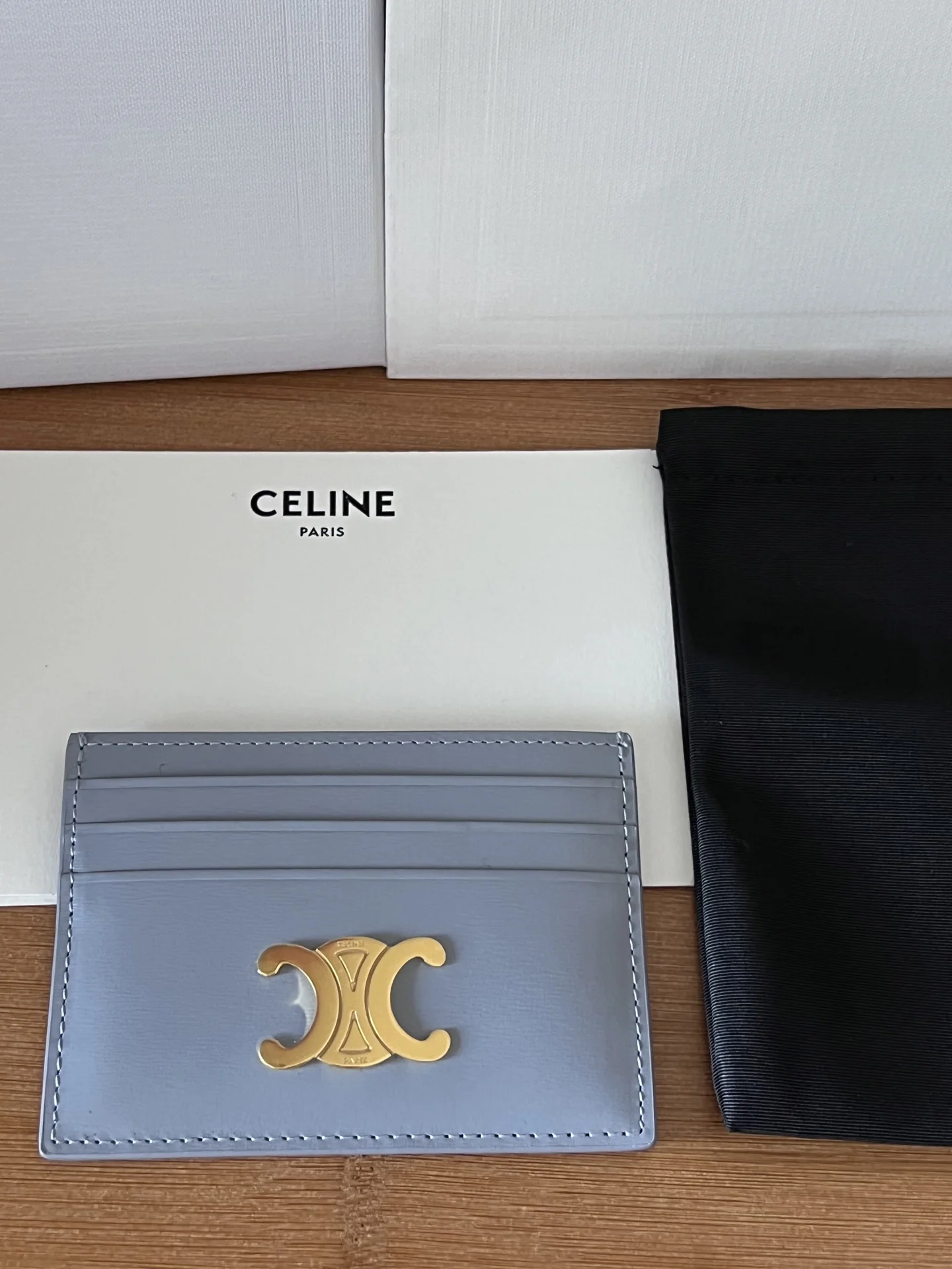 Celine 833 TRIOMPHE calfskin card holder