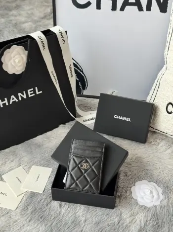 AP0223 Ultra Mini Lambskin Card Holder Replica Chanel wallets