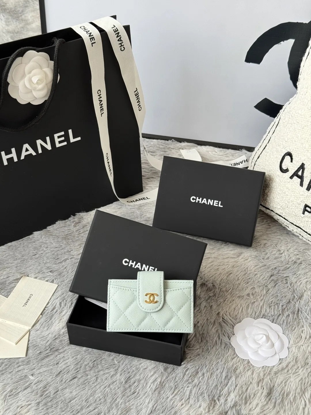 Chanel AP0342 Tweed Cardholder