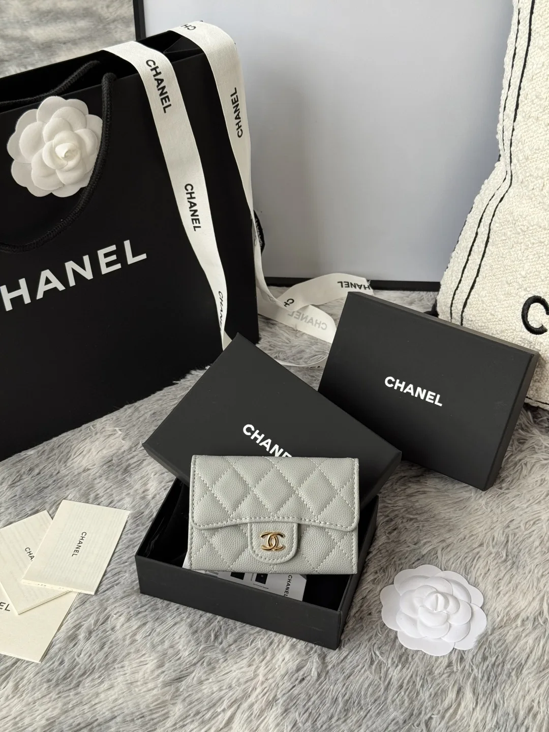 Chanel AP0214 Small Ball Caviar CF Cardholder Chanel AP0214 Small Ball Caviar CF Cardholder