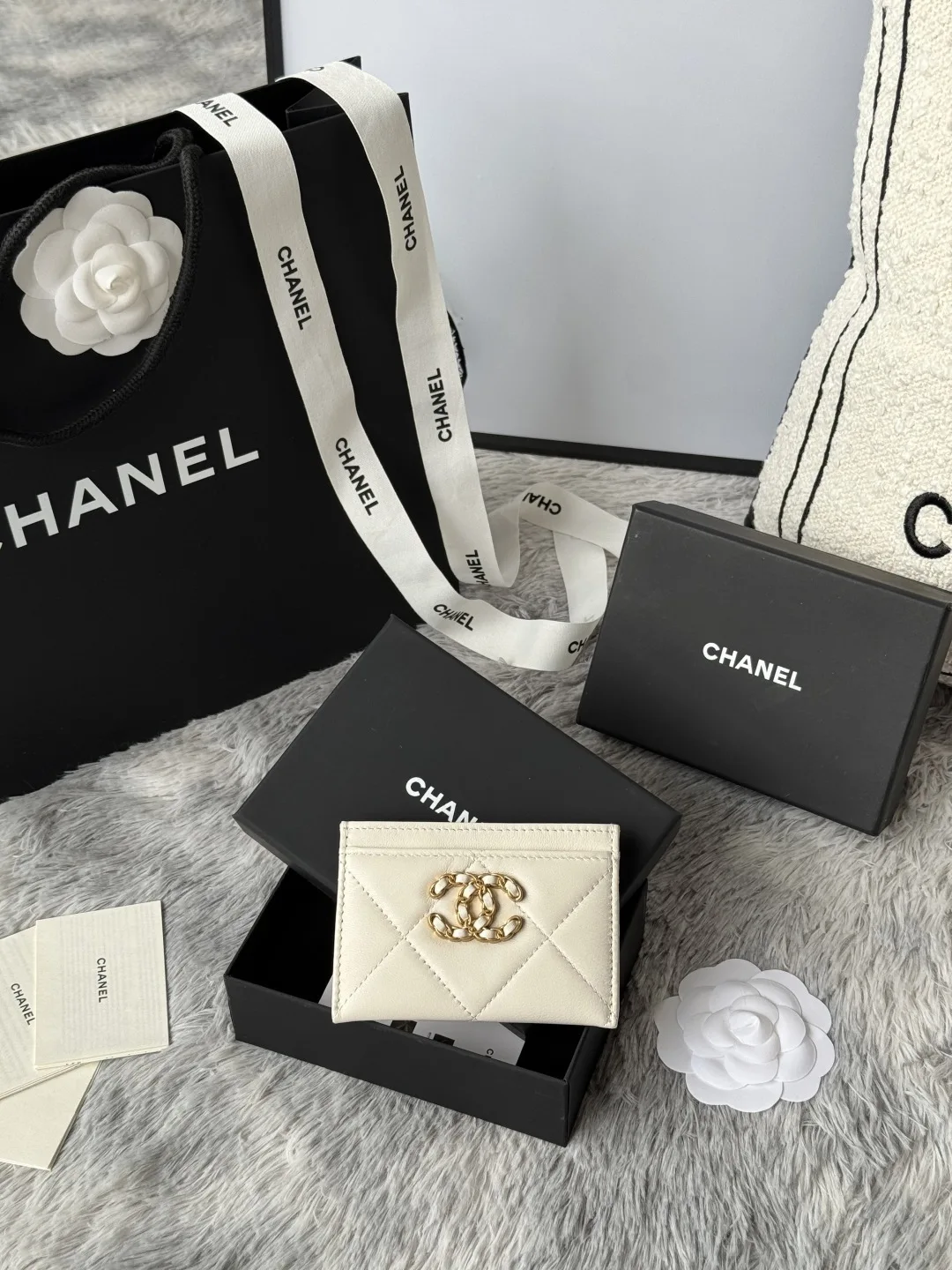 Chanel AP1167 Embroidered Argyle Cardholder Chanel AP1167 Embroidered Argyle Cardholder