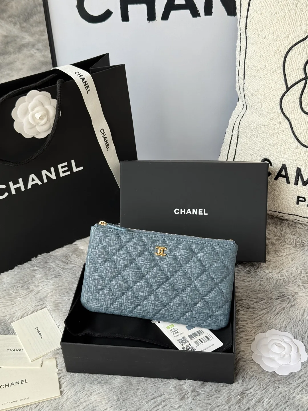 Chanel AP1071 New Ball Grain Diamond Pattern Coin Purse Clutch