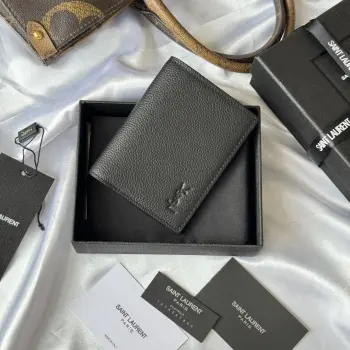668736 2025 Fall Winter New Arrival Bi-fold Wallet Replica SAINT LAURENT wallets