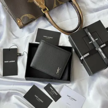 607727 2025 Fall Winter New Arrival MONOGRAM Bi-fold Wallet Card Holder Replica SAINT LAURENT wallets