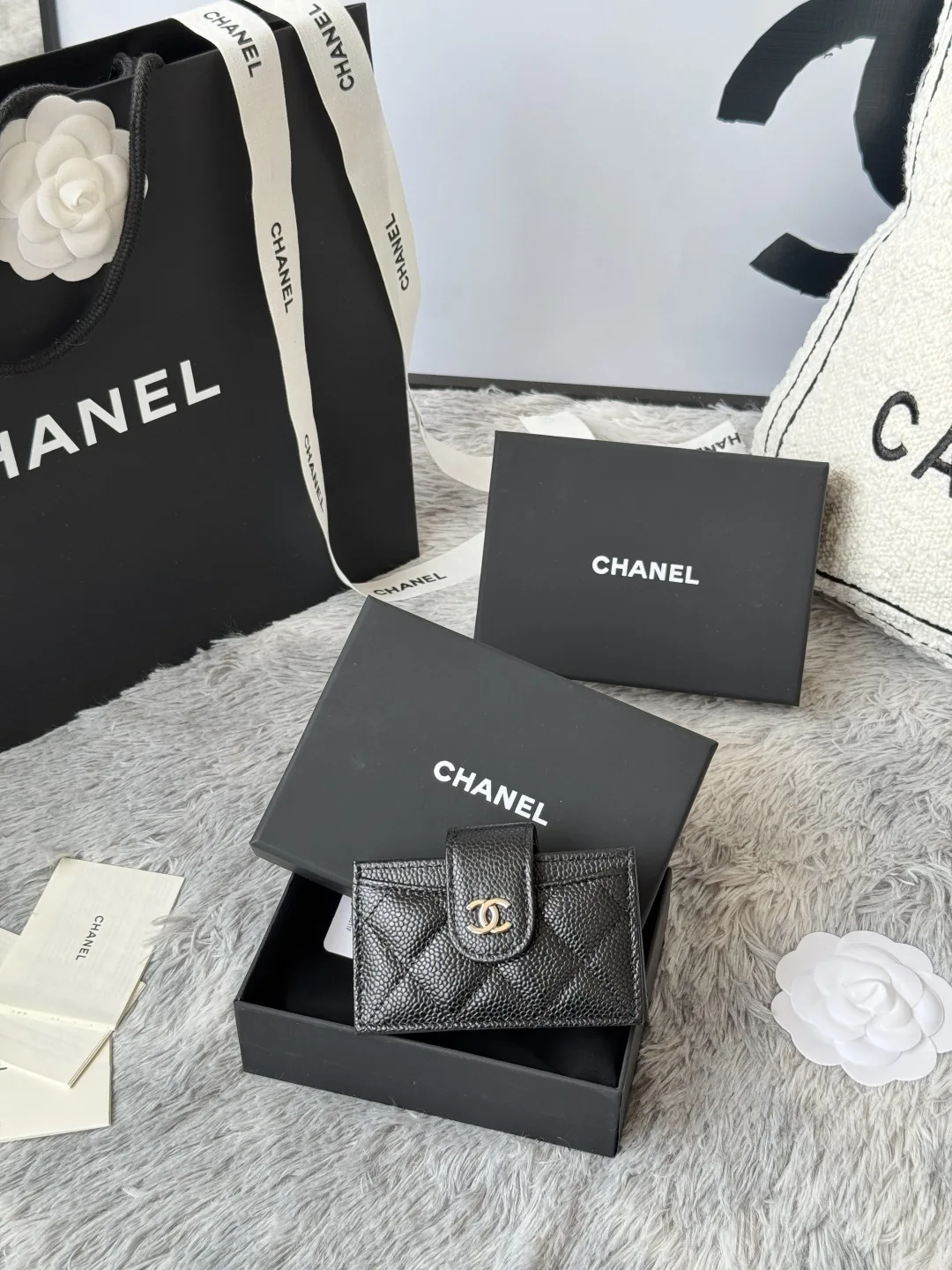 Chanel AP0342 Tweed Cardholder
