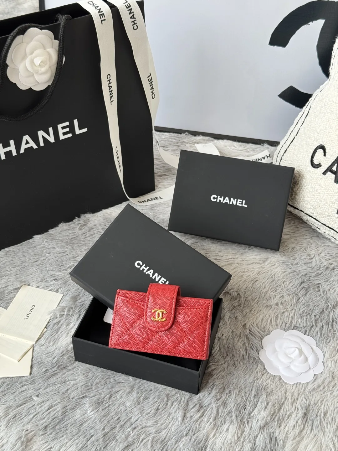 Chanel AP0342 Tweed Cardholder