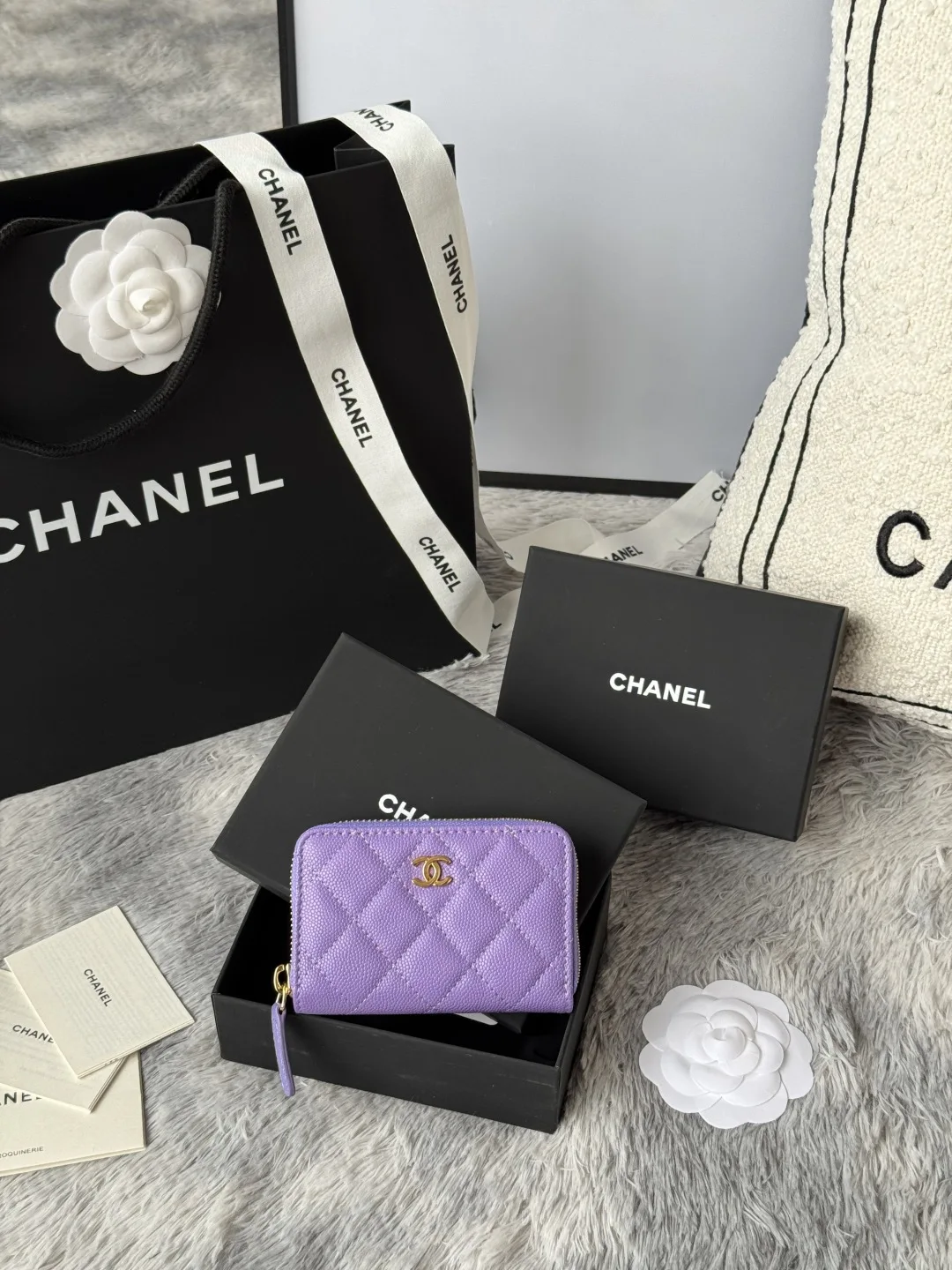 Chanel AP0216 Zipper Coin Purse